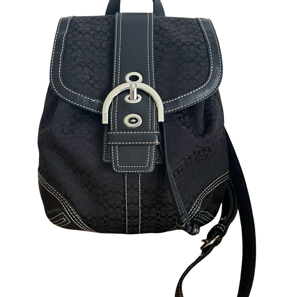 Black Coach Women's Backpack